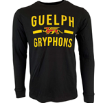 Black Guelph Gryphons Long-sleeve Tee