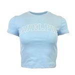 Light  Blue Guelph Ribbed Tee