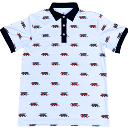 White Repeating Gryphons Rolo Polo
