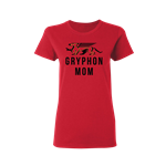 Gryphons Mom Red Ladies Tee