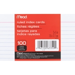 Mead 3" x 5" Ruled Index Cards (100 cards)