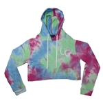 Tie-Dye Cropped French Terry Hood