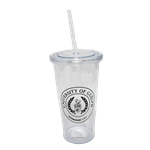 24 oz Circle Crest Sizzle Tumbler with Straw