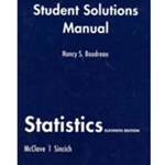Student Solutions Manual for Statistics