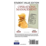 Operations Management, Student Value Edition