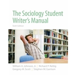 The Sociology Student Writer's Manual