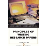 Principles of Writing Research Papers
