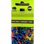 100 Colour Push Pins