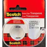 Scotch Tape Transparent 3M Red