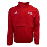 Red Adidas Gryphons Football 1/4 Zip Jacket