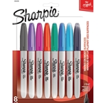 8 Pack Fine Point Sharpies