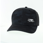 Black Camo Gryphons Moisture Wicking Training Hat