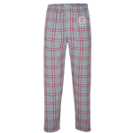 Red/Grey Crested Harley Flannel Pant