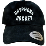 Black "Gryphons Hockey" Dad Hat