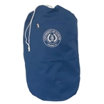 Navy Circle Crest Laundry Bag Backpack