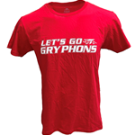 Red "Let's Go Gryphons" Spirit Tee