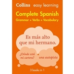 Easy Learning Spanish Complete Grammar, Verbs and Vocabulary (3 Books in 1): Trusted Support for Learning (Collins Easy Learning)