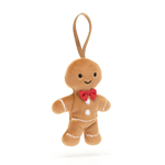 Festive Folly Gingerbread Fred Decoration - Jellycat