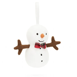 Festive Folly Snowman Decoration - Jellycat