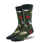 Bird Is The Word Crew Socks - 10-13