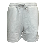 White Tonal Circle Crest Short