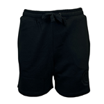 Black Tonal Circle Crest Short