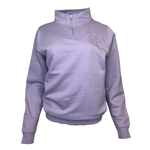 Lilac Circle Crest Tonal 1/4 Zip