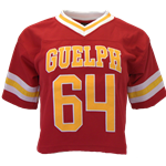 *FINAL SALE* Guelph 64 Football Jersey - Red and Gold
