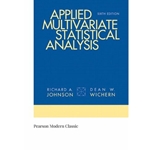 APPLIED MULTIVARIATE STATISTICAL ANALYSIS