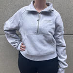 lululemon Oversized Half Zip Scuba - Grey