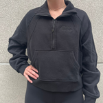 lululemon Oversized Half Zip Scuba - Black