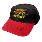 Black/Red Gryphons Value Trucker Hat - Rugby