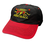 Black/Red Gryphons Value Trucker Hat - Football