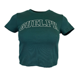 Teal Guelph Ribbed Tee