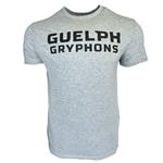 Grey Guelph Gryphons Wordmark Tee