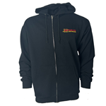 Black Gryphons Horizontal Full Zip Hood