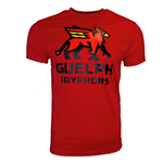 Gryphons Stacked Performance Tee - Red