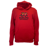 Red Youth Gryphons Stacked Russell Hood