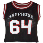 *FINAL SALE* Crop Mesh Basketball Jersey - Black