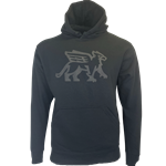 Black Gryphons Puff Print Hood