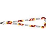 White Sublimated Lanyard