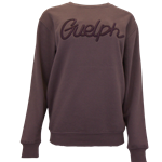 Guelph Script Fashion Crew - Smoked Purple