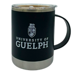 Black Silver Ultimate Mug With Lid