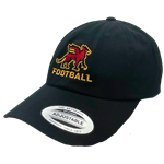 Black Gryphons Football Stacked Dad Hat