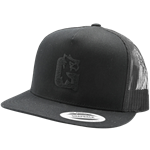 Black Guelph Gryphons ''G'' 5-Panel (Flat Brim) Trucker Hat