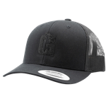 Black Guelph Gryphons ''G'' 6-Panel Trucker Hat