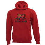 Gryphons Football Stacked Russell Hood - Red