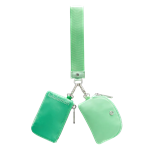 lululemon Dual Pouch Wristlet - Citra Lime/Smoky Mint