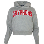 Gryphons Heavy Fleece Crop Hood - Grey