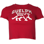 Gryphon Ribbed Tee - Red
